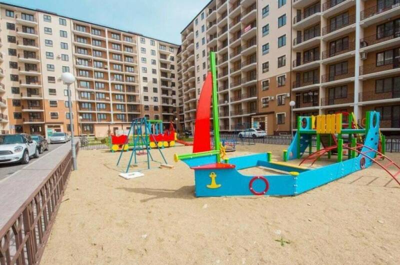 Просторная однокомнатная квартира у моря