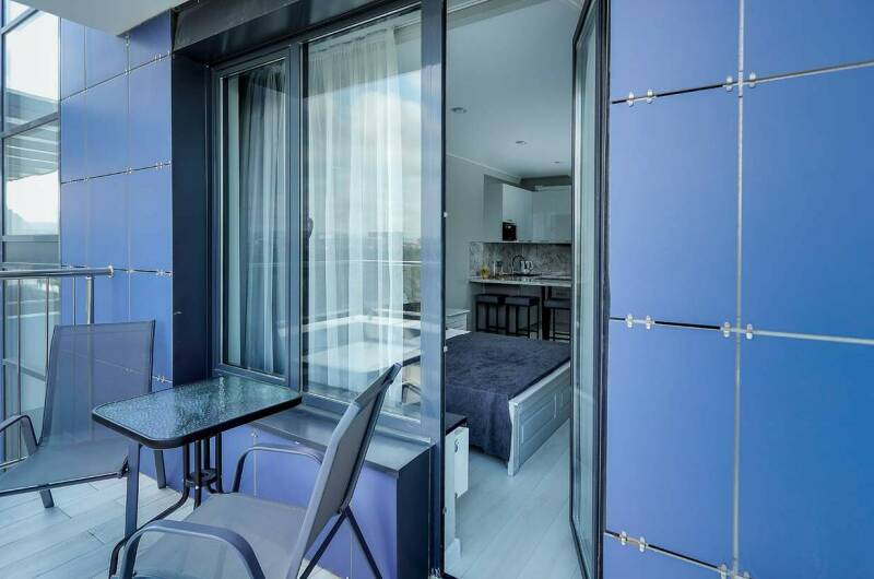 Апартаменты «Золотой Песок» вид на город