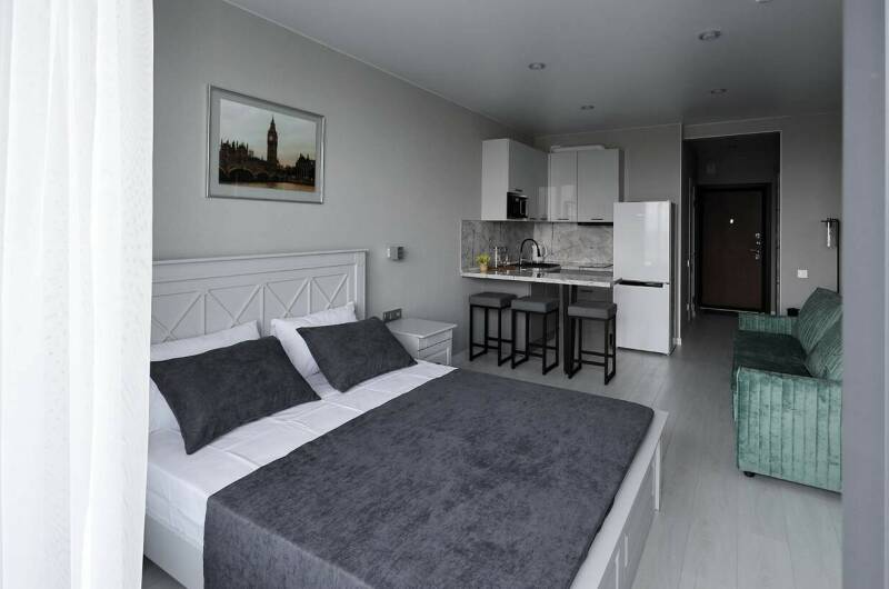 Апартаменты «Золотой Песок» вид на город